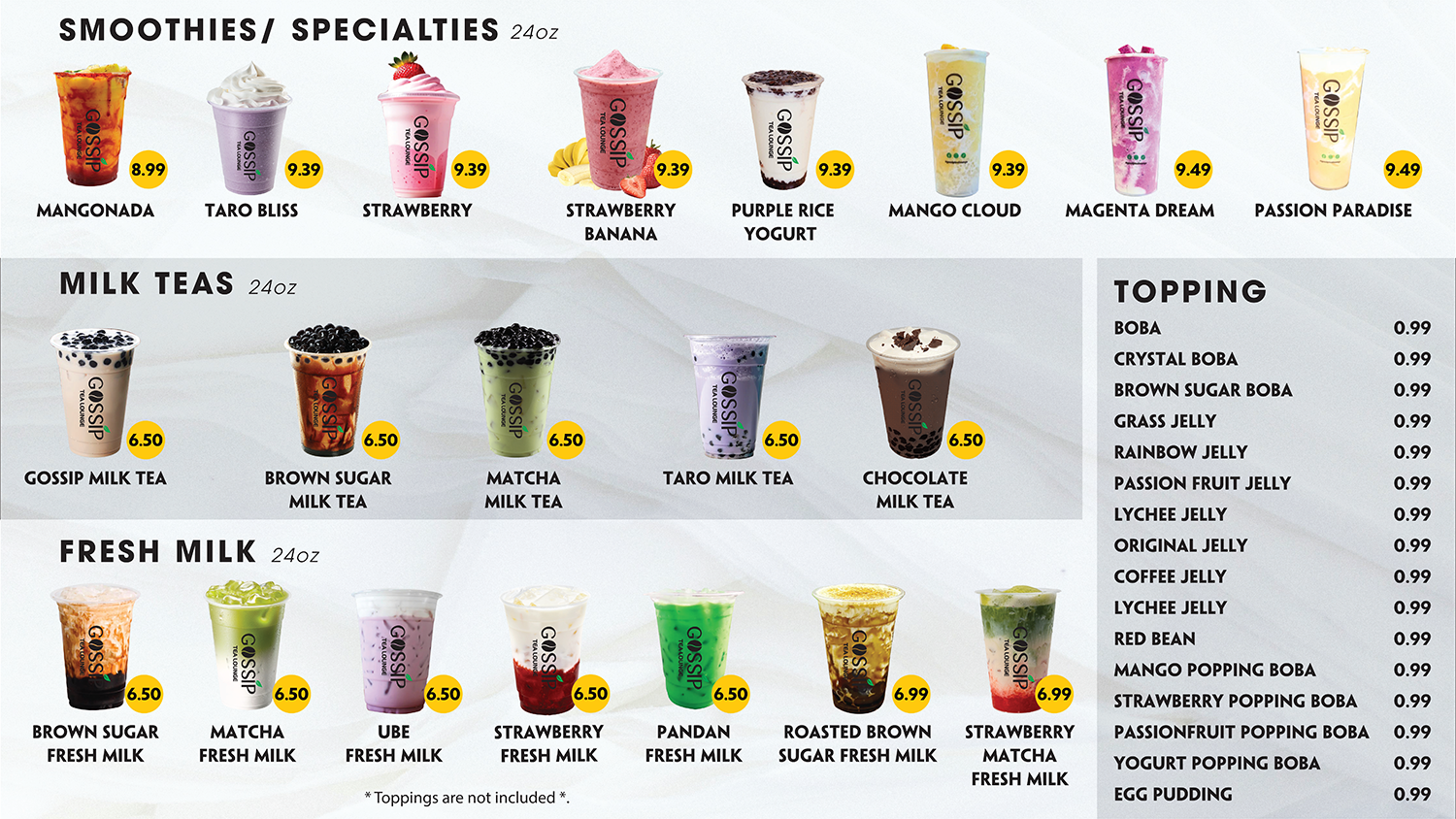 Menu Drink 1